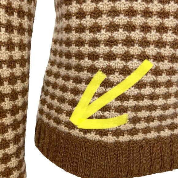 Loro Piana Mens Turtleneck Sweater It 48 US M Tan Cream Cashmere - Picture 7 of 13